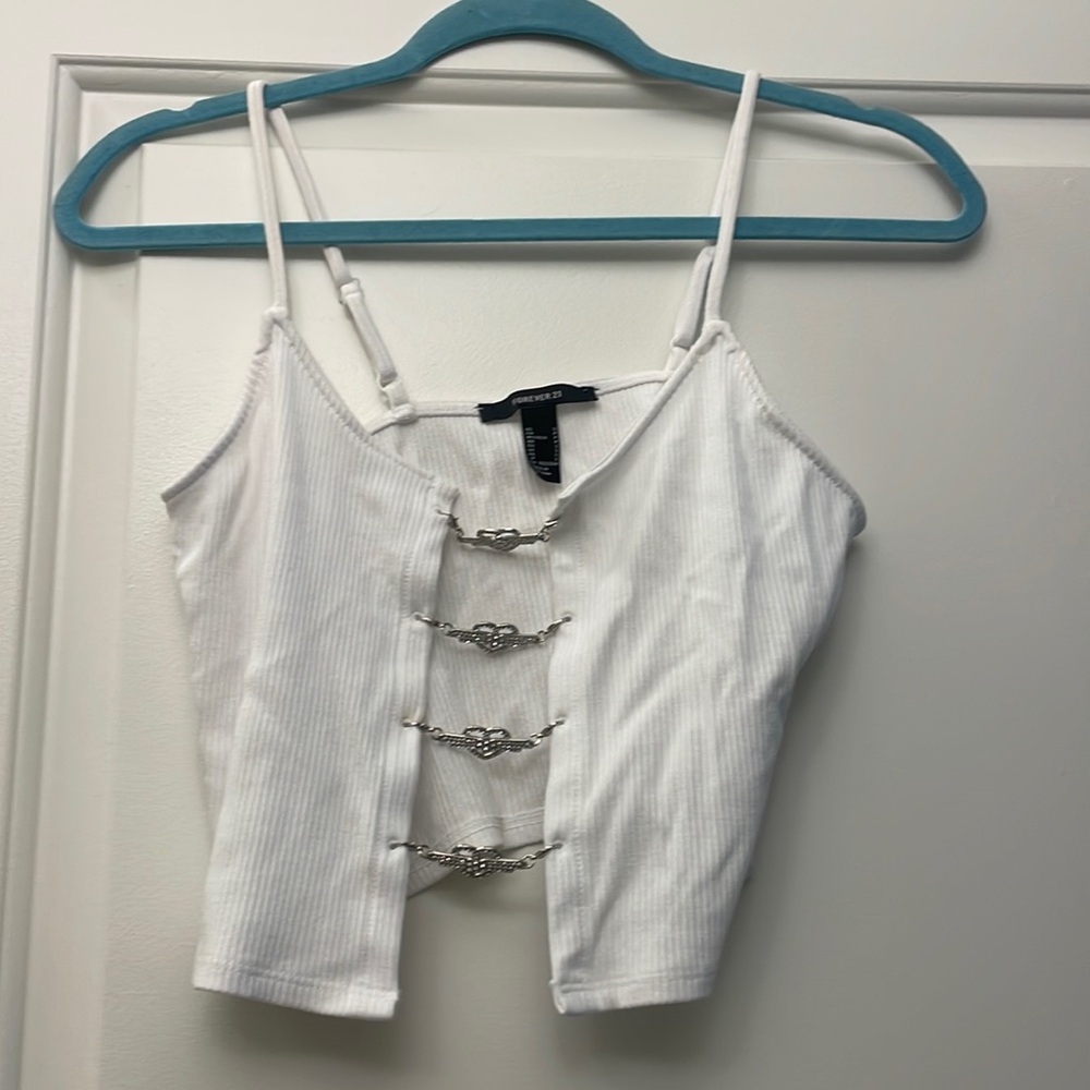 Forever 21 tank top with front detailing